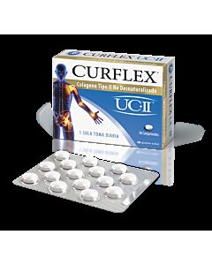 Suplemento Dietario Curflex Colágeno Tipo II No Desnaturalizado x 30 comprimidos