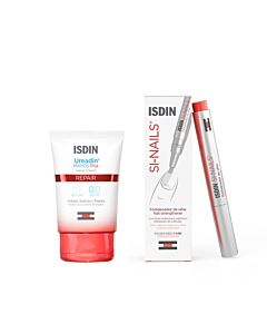 Combo Isdin Si Nails Fortalecedor de Uñas x 2.5 ml + Crema Manos Reparadora Isdin Ureadin x 50 ml