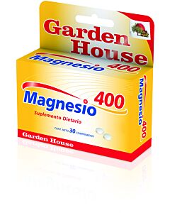 Suplemento Dietario Magnesio 400 Garden House x 30 comprimidos