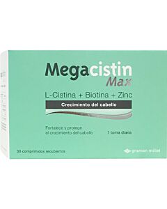 Suplemento Dietario Megacistin Max Anti Ca&iacute;da x 30 comprimidos