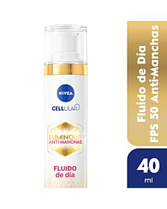 Fluido Facial Nivea Luminous 630 Antimanchas Fps 50 x 40 ml
