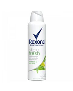 Antitranspirante Rexona Women Bamboo y Aloe Vera en Aerosol 150 Ml