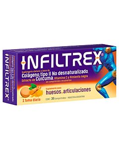 Suplemento Para Huesos Y Articulaciones Infiltrex X 30 Comprimidos ULACIONES