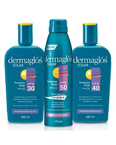Combo Dermaglós Solar  Protección Adultos Completa
