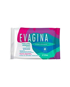 Toallitas Húmedas Higiénicas Evagina x 20 Un