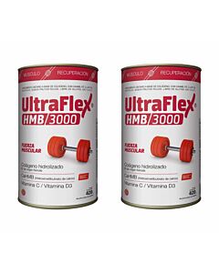 Suplemento Dietario Ultraflex HMB/3000 Fuerza Muscular x 420 Gr X 2 Un