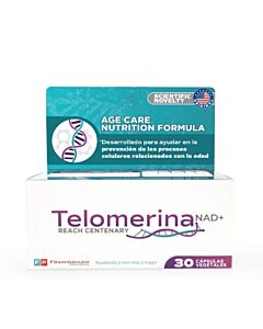 Suplemento Dietario Telomerina NAD+ x30 cáps