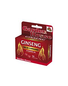 Suplemento Dietario Ginseng Rojo Coreano Garden House  x 50 Comprimidos