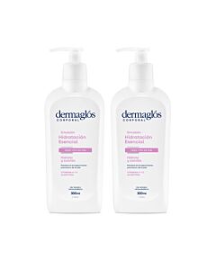 Kit Emulsión  Hidratación Esencial  Dermaglós x 2 Unidad