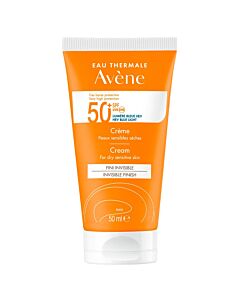 Protector Solar Spf50+ Crema Para Pieles Secas Avene  X 50 Ml