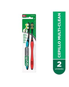 Cepillo Dental Gum Multi-Clean 135 X 2 Unidades 