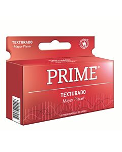 Preservativos Prime Texturado Con Relieve x 12 un