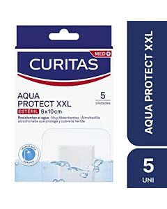 Apósitos Adhesivos Curitas Aqua Protect XXL x 5 Unidades 