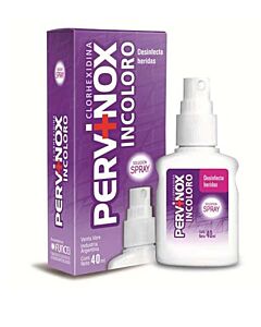Spray Incoloro Clorhexidina Pervinox x 40 ml