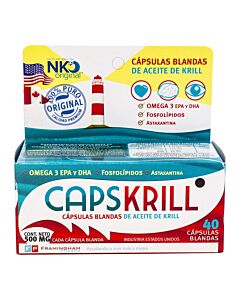 Suplemento Dietario Cápsulas de Aceite de Krill Capskrill x 40 un
