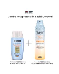 Combo Isdin  Fotoprotección Facial-Corporal 