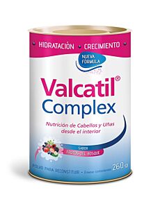 Nutricion Cabellos Uñas En Polvo Lata Valcatil Complex x 260 gr
