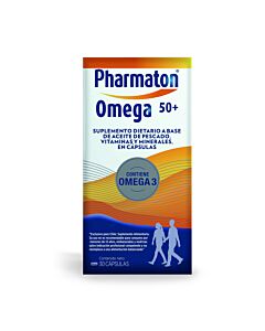Pharmaton 50 + Omega 3 Cápsulas X 30 Un
