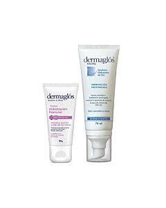 Kit Facial y Manos Dermaglós Hidratación Esencial