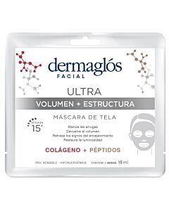M&aacute;scara De Tela Dermagl&oacute;s Ultra Volumen + Estructura 