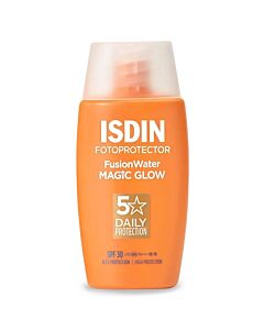Fotoprotector Isdin Fusion Water Magic Glow Fps30 Protecci&oacute;n Solar Facial X 50 ml